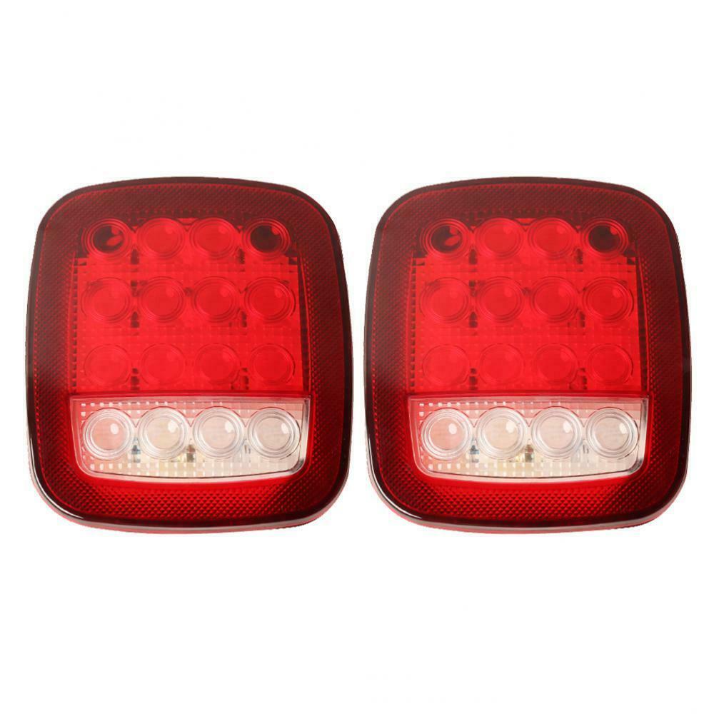 2x 16LED Brake Stop Turn Tail License Light for Jeep Wrangler JK TJ YJ Truck