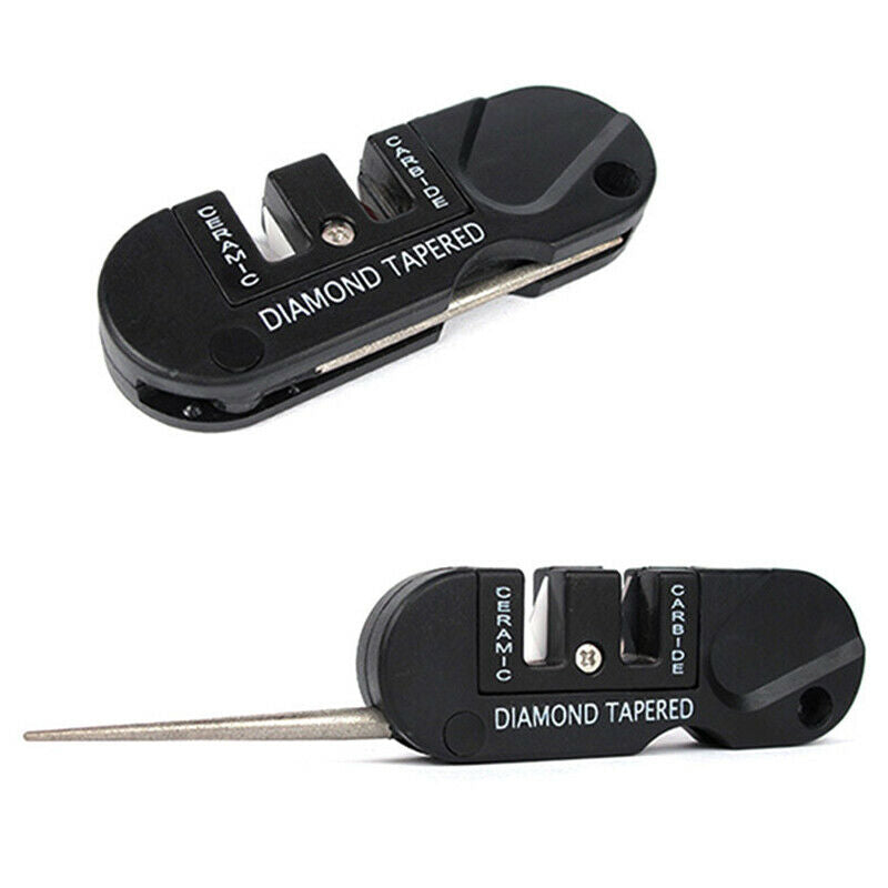Sharpener Diamond Tool Camp Gear Hike Tungsten Ceramic Carbide WhetstoBMODFAU
