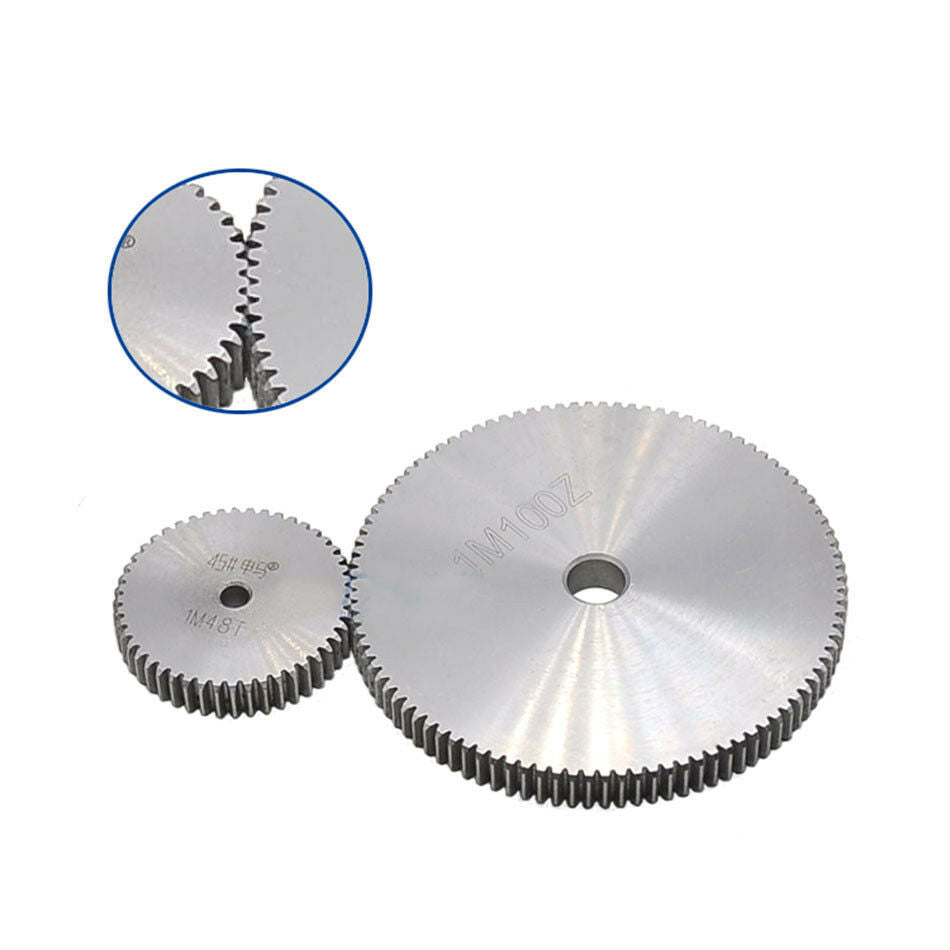 1Mod 30T #45 Steel Spur Gear Pinion Gear Tooth Diameter 32mm Thickness 10mm