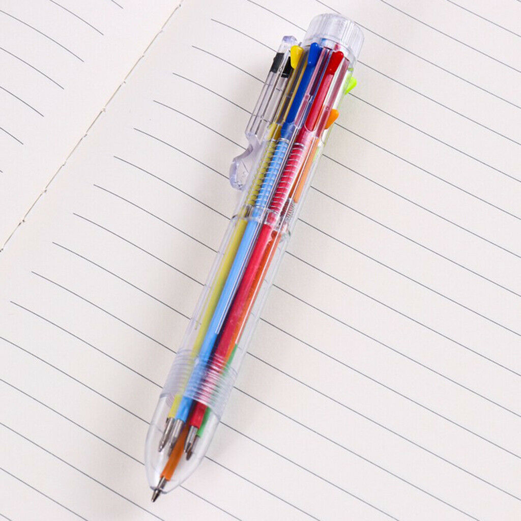 Creative 8-in-1 Cartoon Ballpoint Pens Gifts School 0.5mm Multifunctional