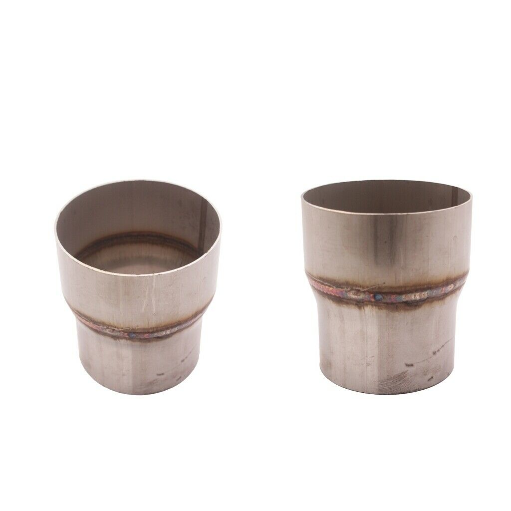 2Pcs Stainless Steel Exhaust Pipe Reducer 3" O.D. to 4" O.D. Rustproof