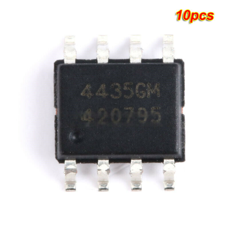 10pcs SMD Transistor AP4435GM SOP-8 P channel 30V 9A MOSFET Field effect