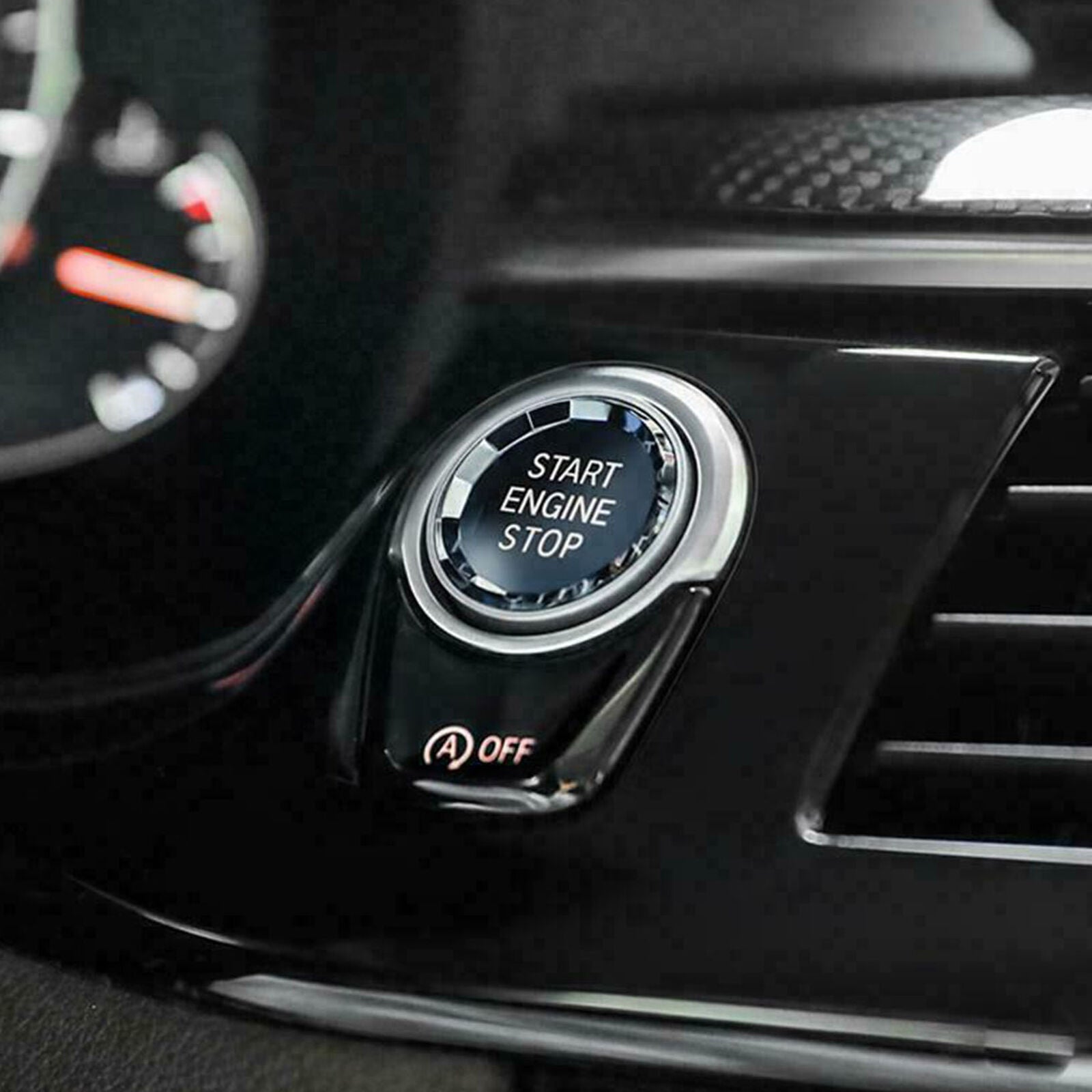 Crystal Engine Start Stop Push Button Cover Trim For BMW F20 F23 F30 F32 F10 F12