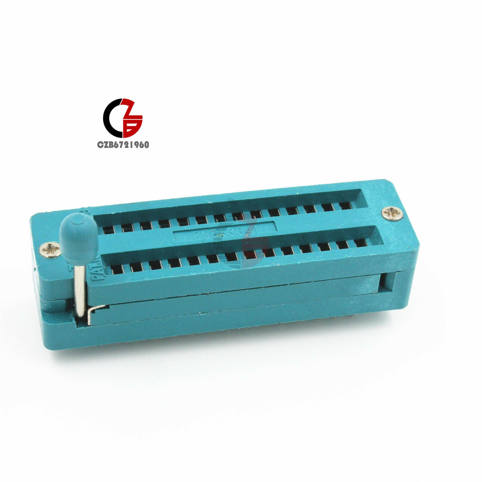 2PCS Universal 28P 28-Pin Narrow Body ZIF Test DIP-28 IC Socket Connector