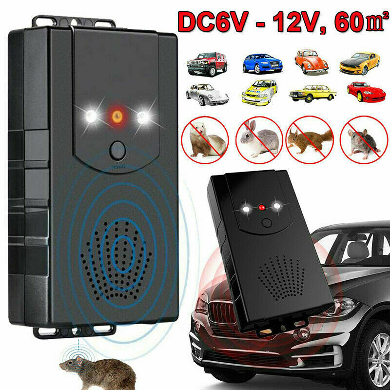 Ultrasonic Pest Mouse Rat Rodent Control Repeller Deterrent Car Engine Protector