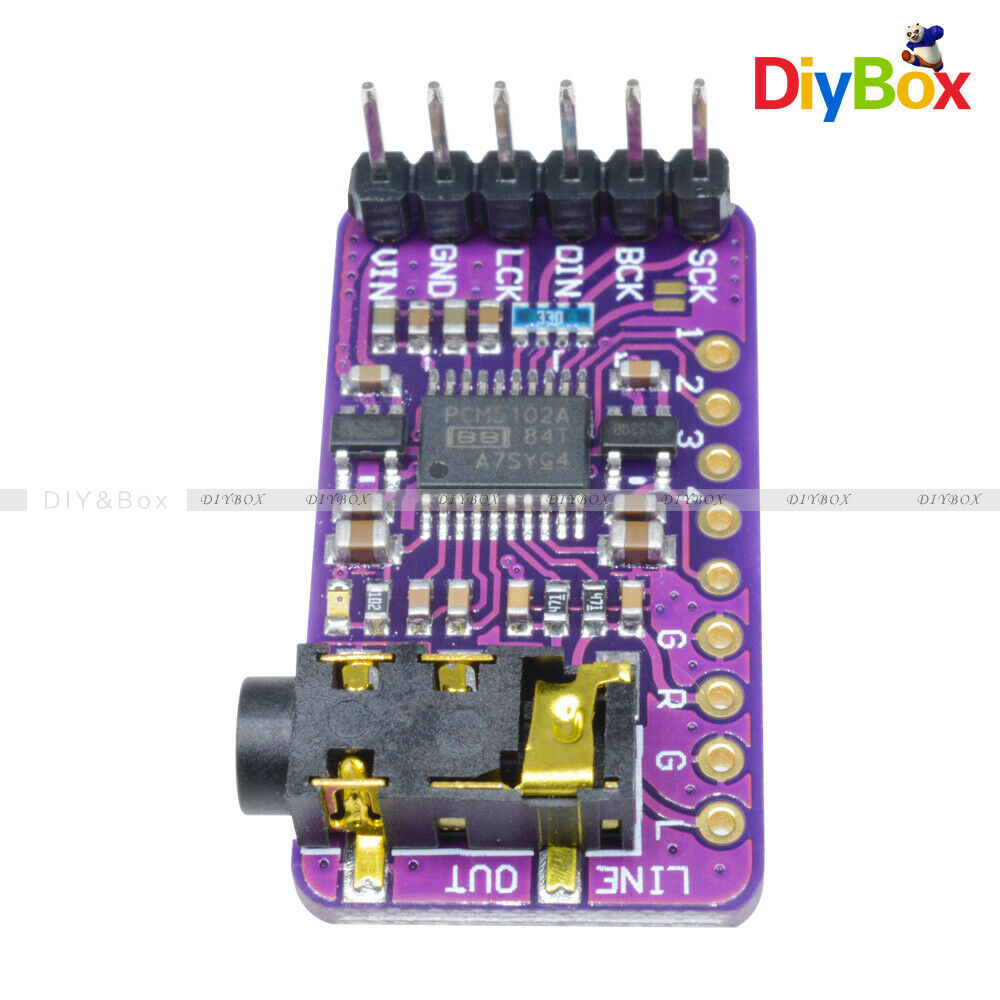Fit For Raspberry Pi Interface I2S PCM5102 DAC Decoder I2S Player Module