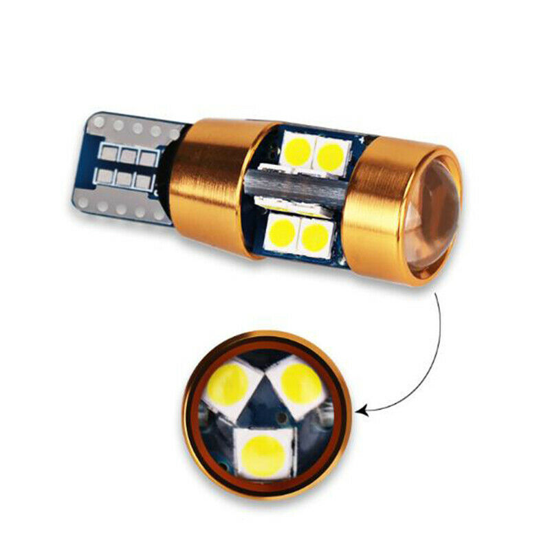 Amber T10 15W 3030 19SMD Canbus Error Free LED Parking Light Lamp Bulbs 6.l8