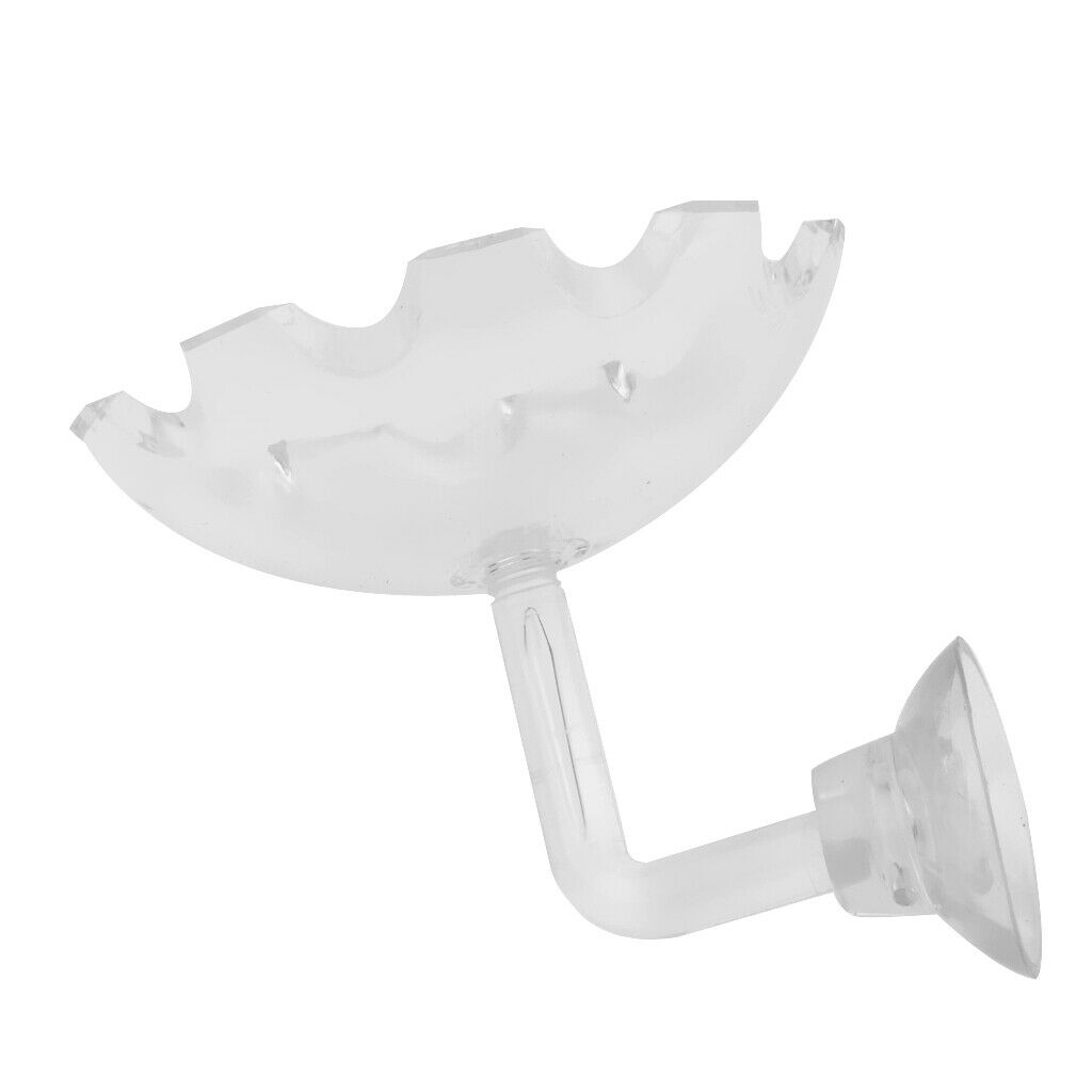 6x Shrimp Feeding Bowl Dish Food Round Dishes Small Fish Feeding Bowl Ornamental