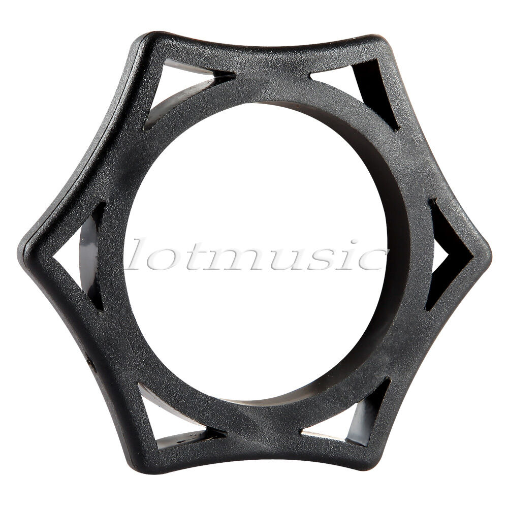 4pcs Black Wireless Roller Rubber Microphone Anti-rolling Protection Ring