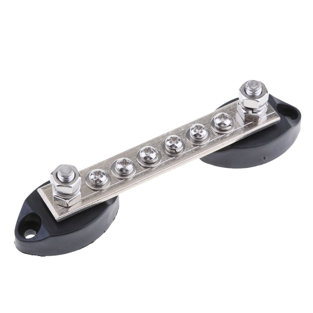 New Boat Marine Stainless Steel Bus-Bar Electrical Terminal Junction 6P 100A