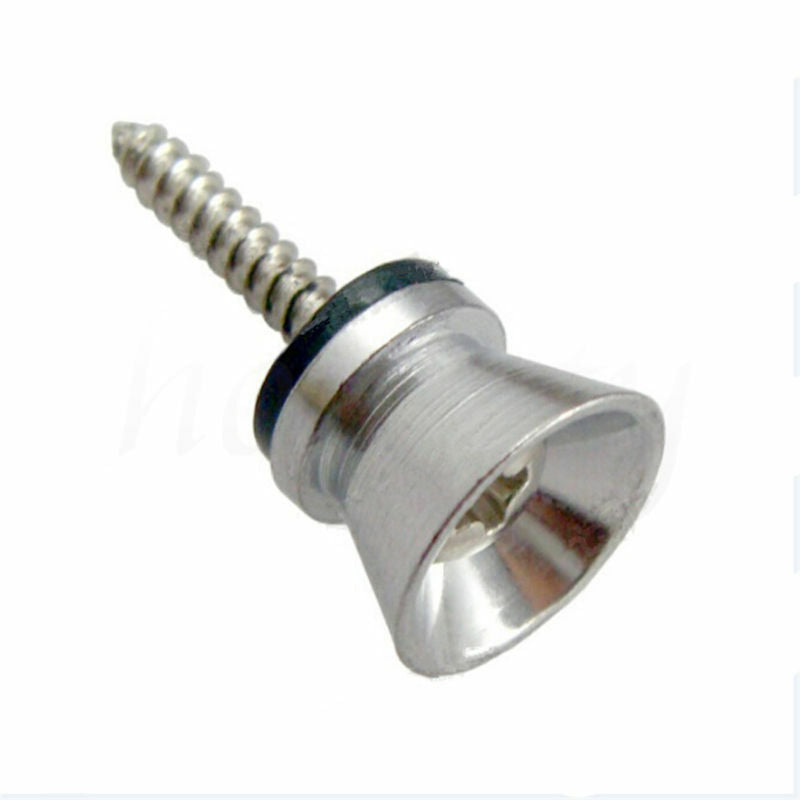 5 sets Guitar Strap Button Screw Lock for Electric Acoustic Guitar Bass Parts