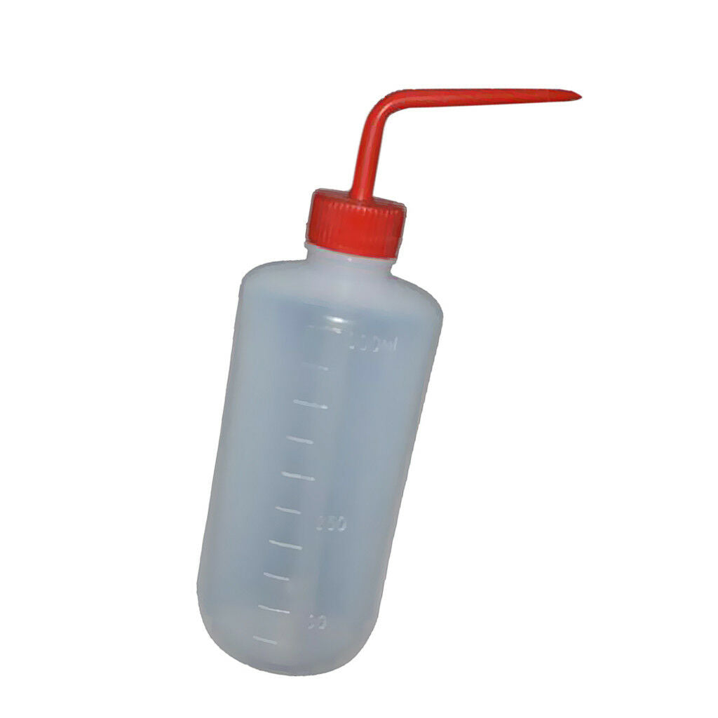 500ml Plastic Plant Flower Watering Squeeze Bottle w/ Straw Garden Tool Red