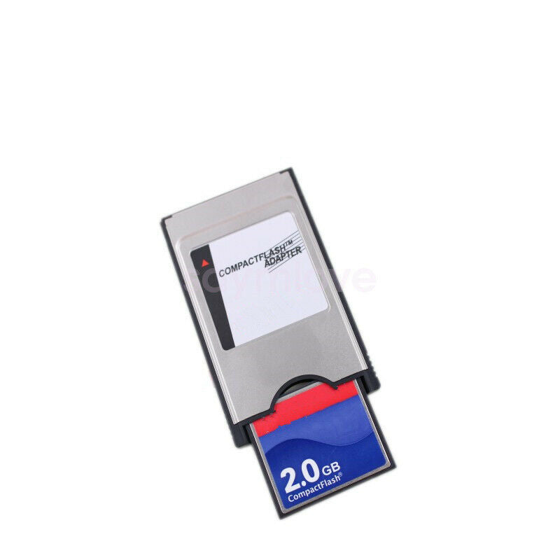 New 2G CF Compact Flash Card + CF-PCMCIA Adapter + CF Card Reader FANUC CNC