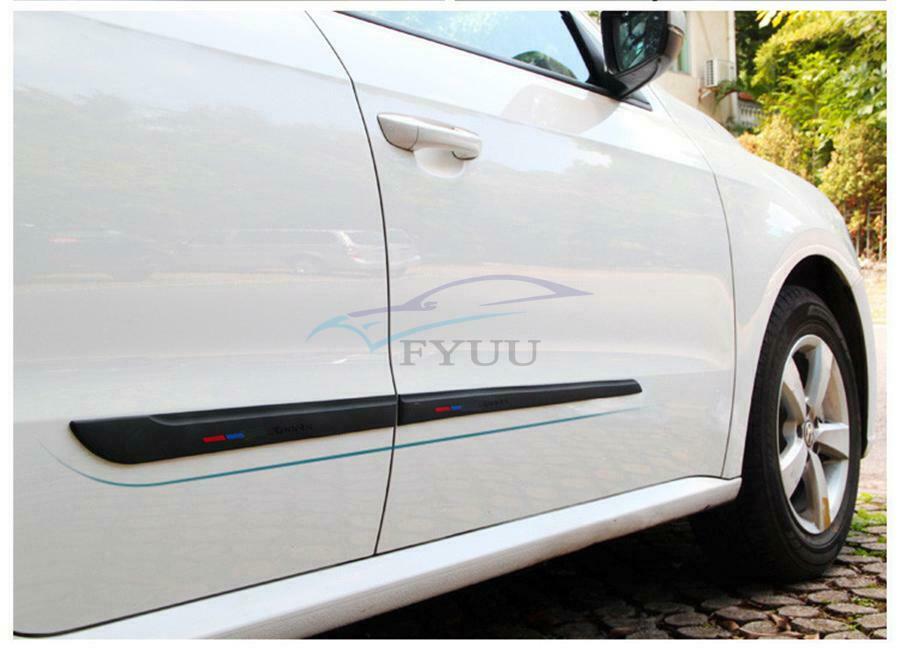 Black PVC Soft Rubber Side Door Side Line Sill Garnish Body Molding Trim Cover