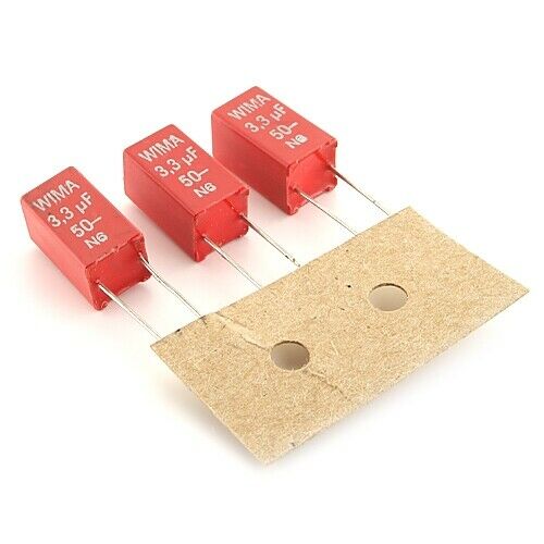 [10pcs] MKS2B043301H00KSSD 3.3uF 50V 10% MKS2 R5.0