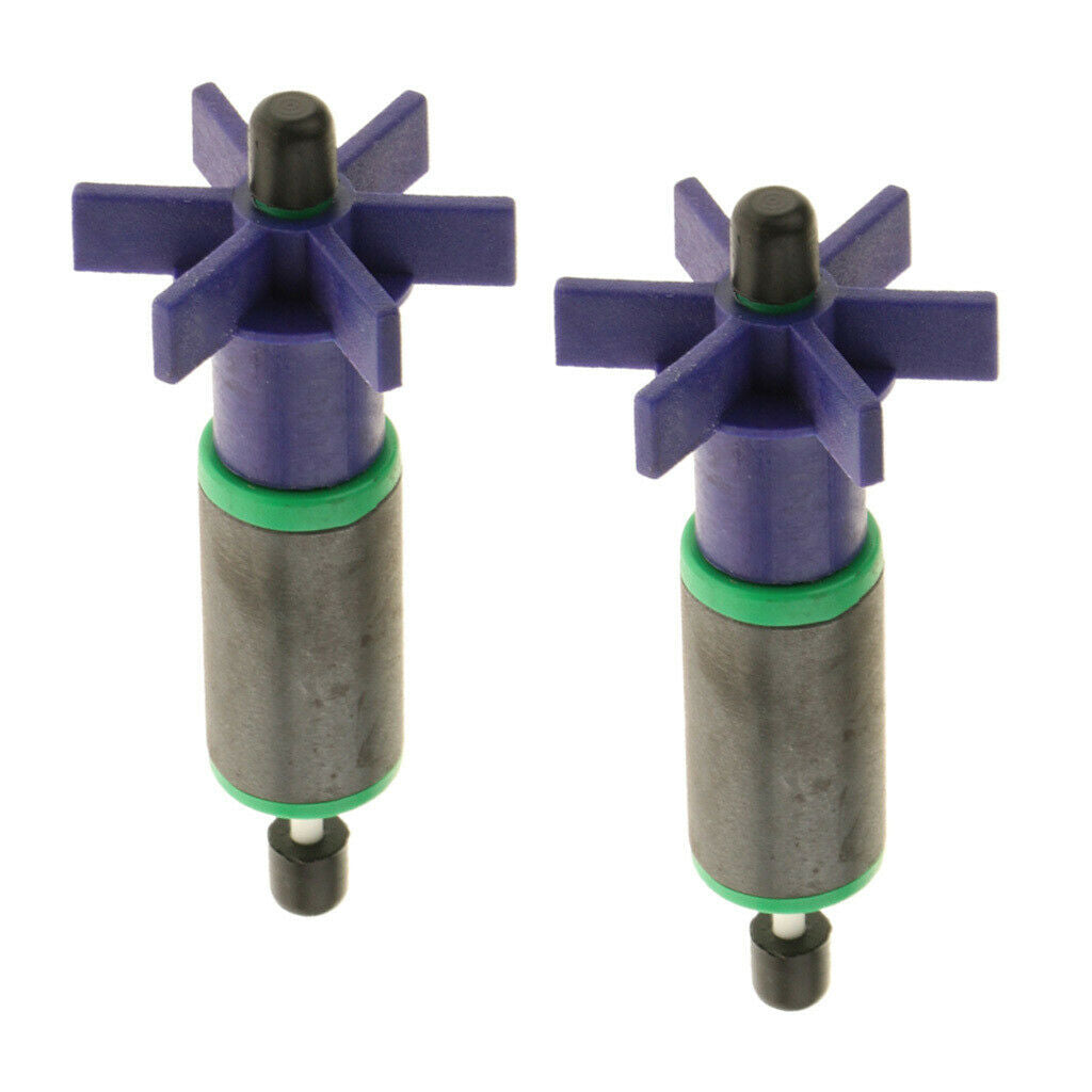 2Pcs/Set Durable Impeller Rotor HW Filter Canister Shaft Spare Rotor Parts