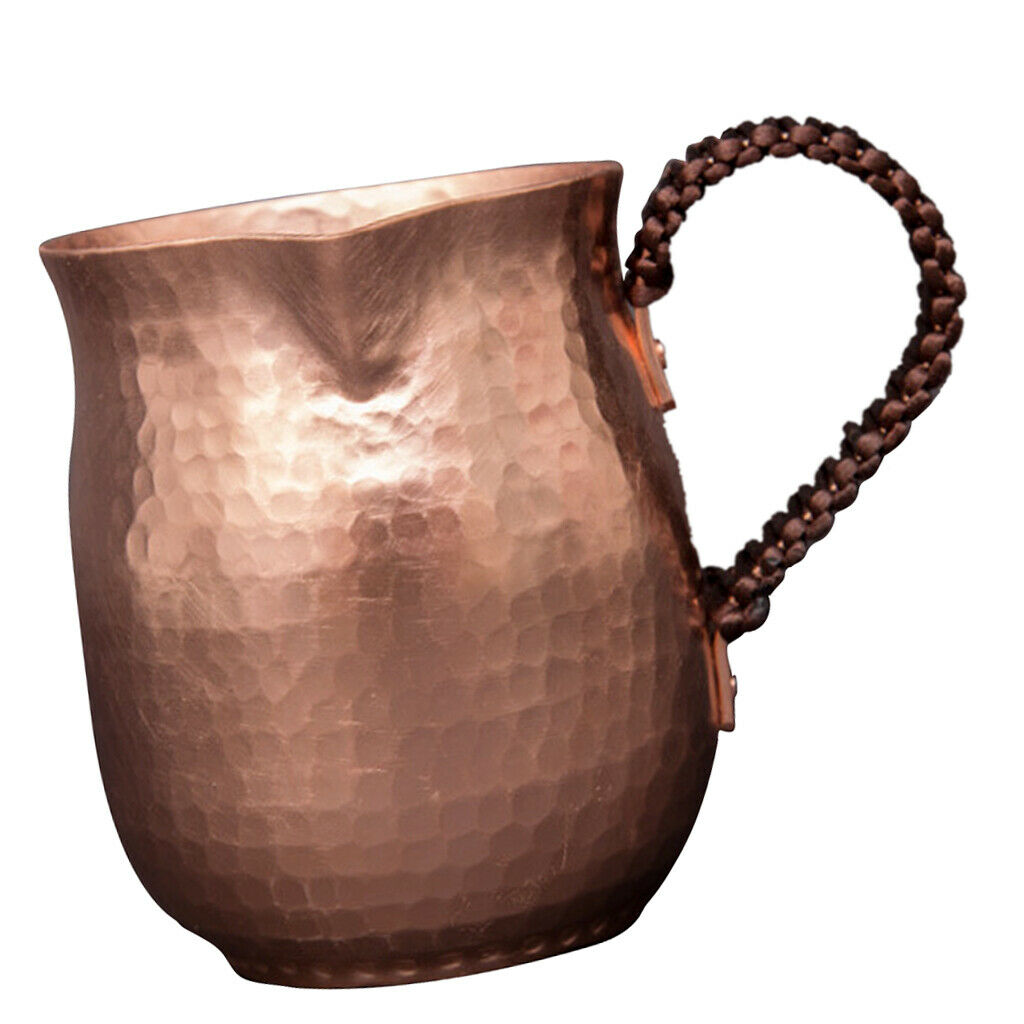 Copper Cup Thicken Hot Milk Cup Mug Coffee Tea Beer Drinking Cup 450ml