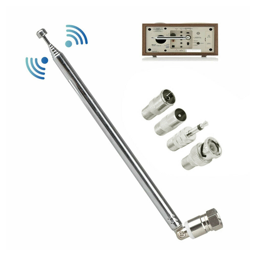 5pcs Telescopic Antenna Aerial DAB FM Radio Receiver Radio TV Remote Supplies