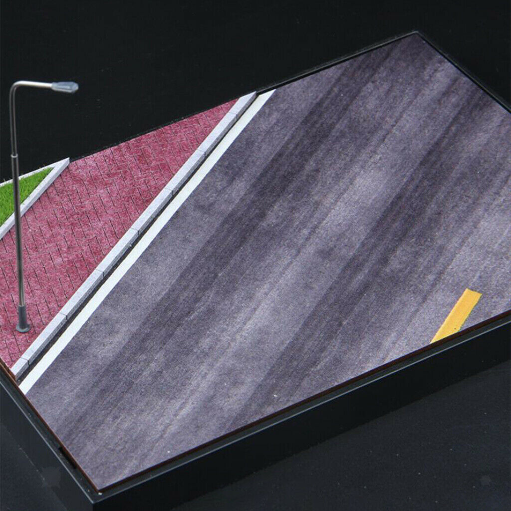 Clear Display Case Showcase Parking Lot Scene Dustproof Decor Ornament
