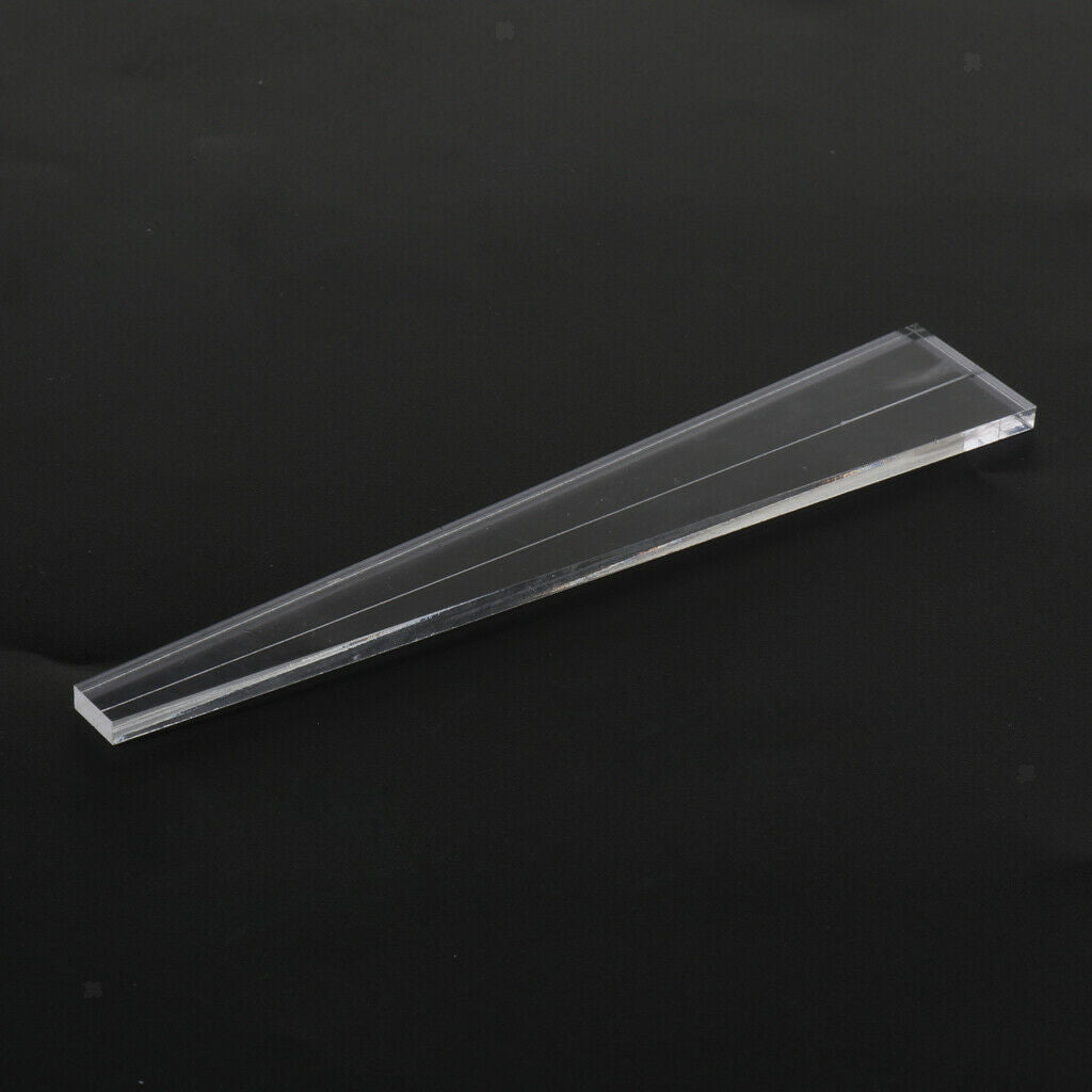 1 Piece Trapezoidal Acrylic Template for Acoustic Guitar Rulers