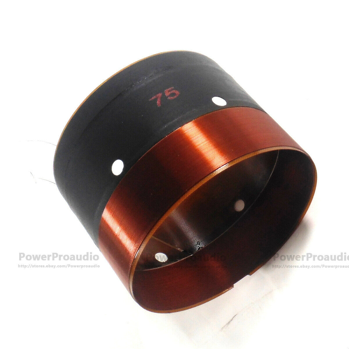 4pcs 75MM Audio Bass Speaker Voice Coil Subwoofer Woofer Sound 2 Layers  in/out