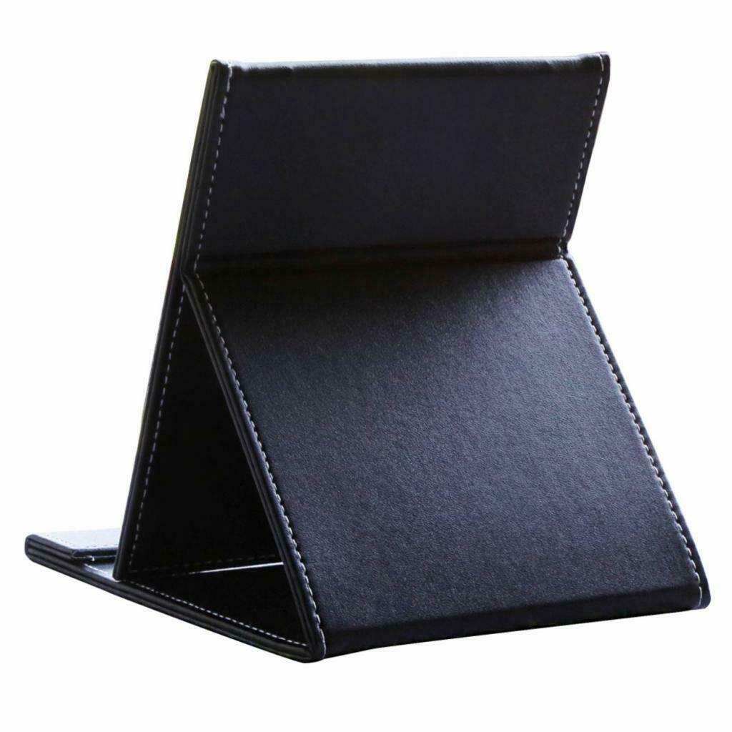 Travel foldable cosmetic mirror portable table mirror with standing coffee