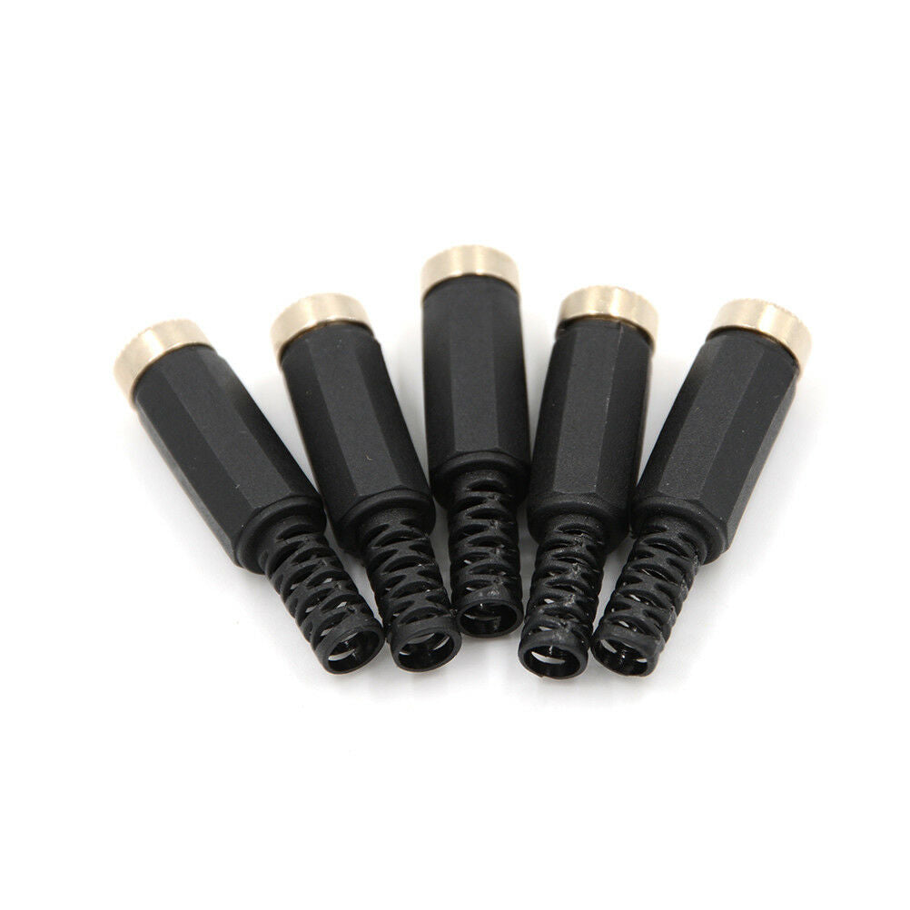 5X IMC 5.5mm x 2.1mm  Female DC Power Socket Jack Connector Adapter  LDUKL WF
