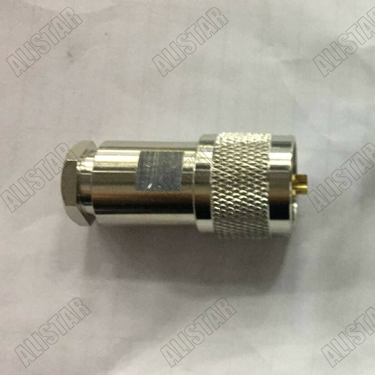 10Pcs PL259 UHF Male Clamp Connector For -5 5D-FB RG5 RG6 LMR300 Coaxial Cable
