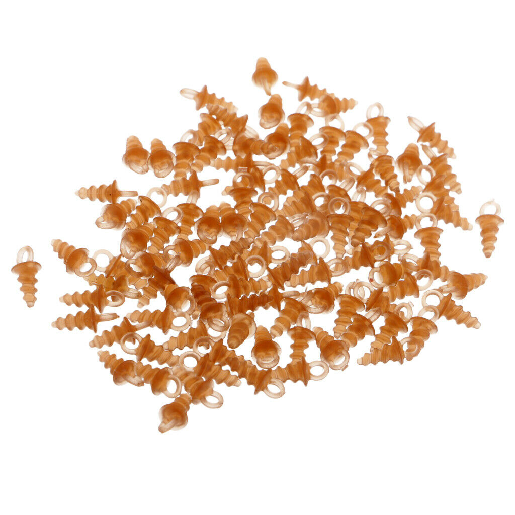 Plastic Bait Screws Carp Fishing Tackle 100pcs Per Pack Length 10mm/0.4inch