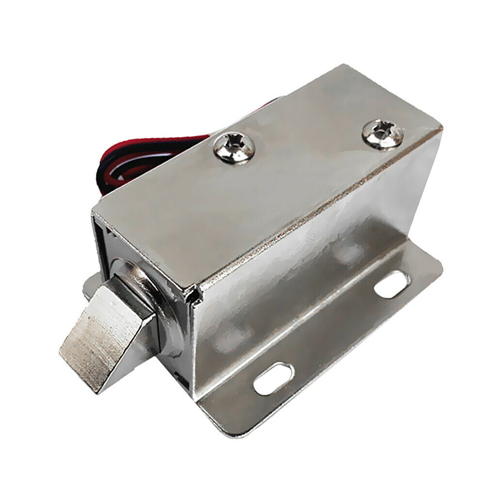 Electromagnetic Lock Tongue Upward Auto Door Drawer Lock 0.25kg Force 12V DC