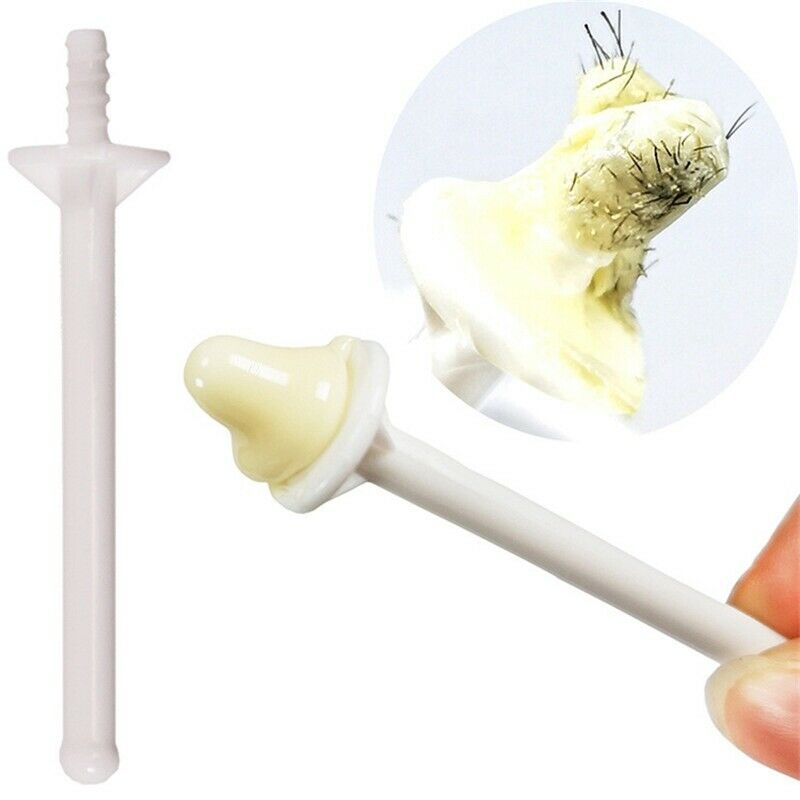 30 x Remover Cleaning Nose Hair Wax Body Applicator Sticks Nasal Hair Plastic