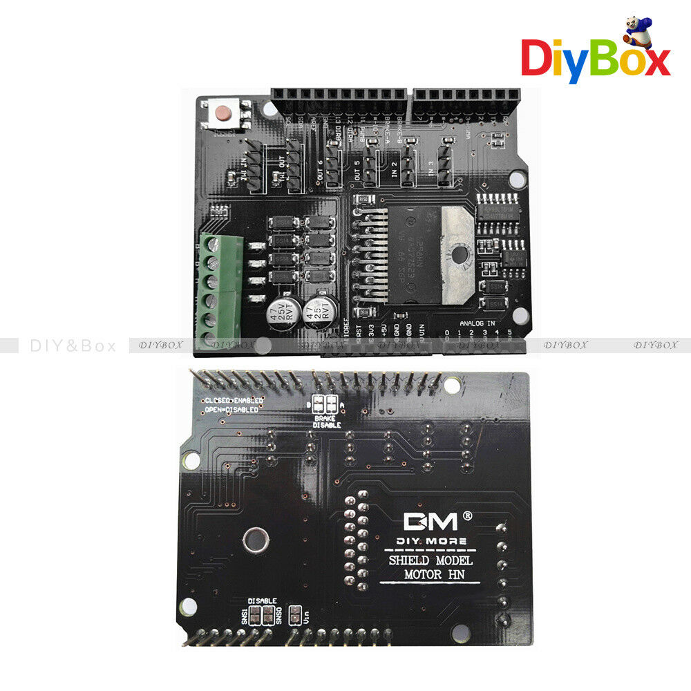 Arduino L298NH 2A H-Bridge Dual Channel DC Motor Driver Shield Module Than L298P