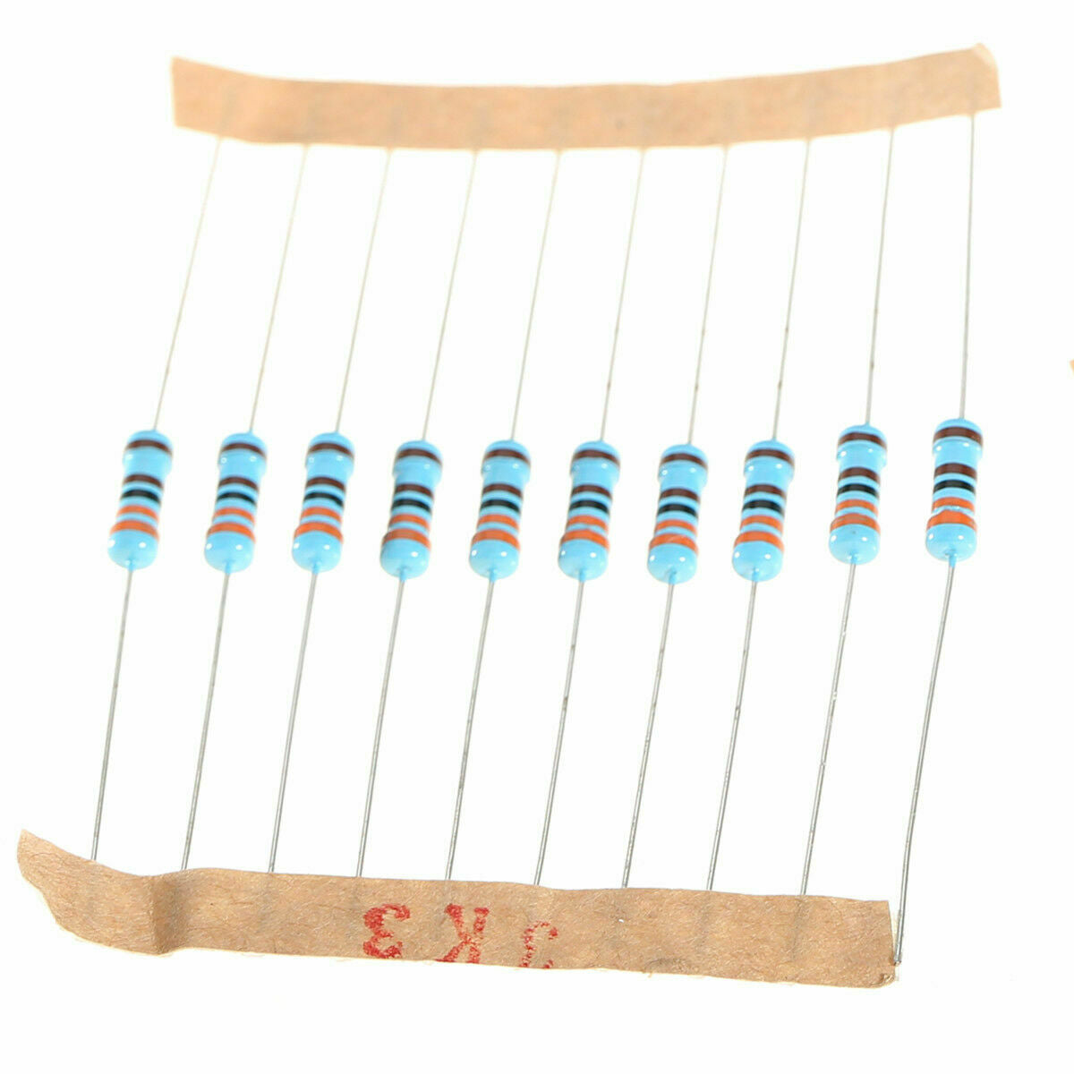 1100pcs 10X 110Value 1/2W 1% Metal Film Resistor Assortment Kit 0.1Ω ~ 10 mΩ