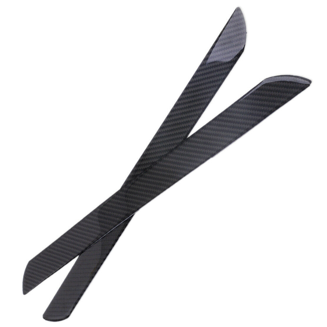2x Universal Carbon Fiber Door Sill Anti Scratch Cover Scuff Plate Protector An