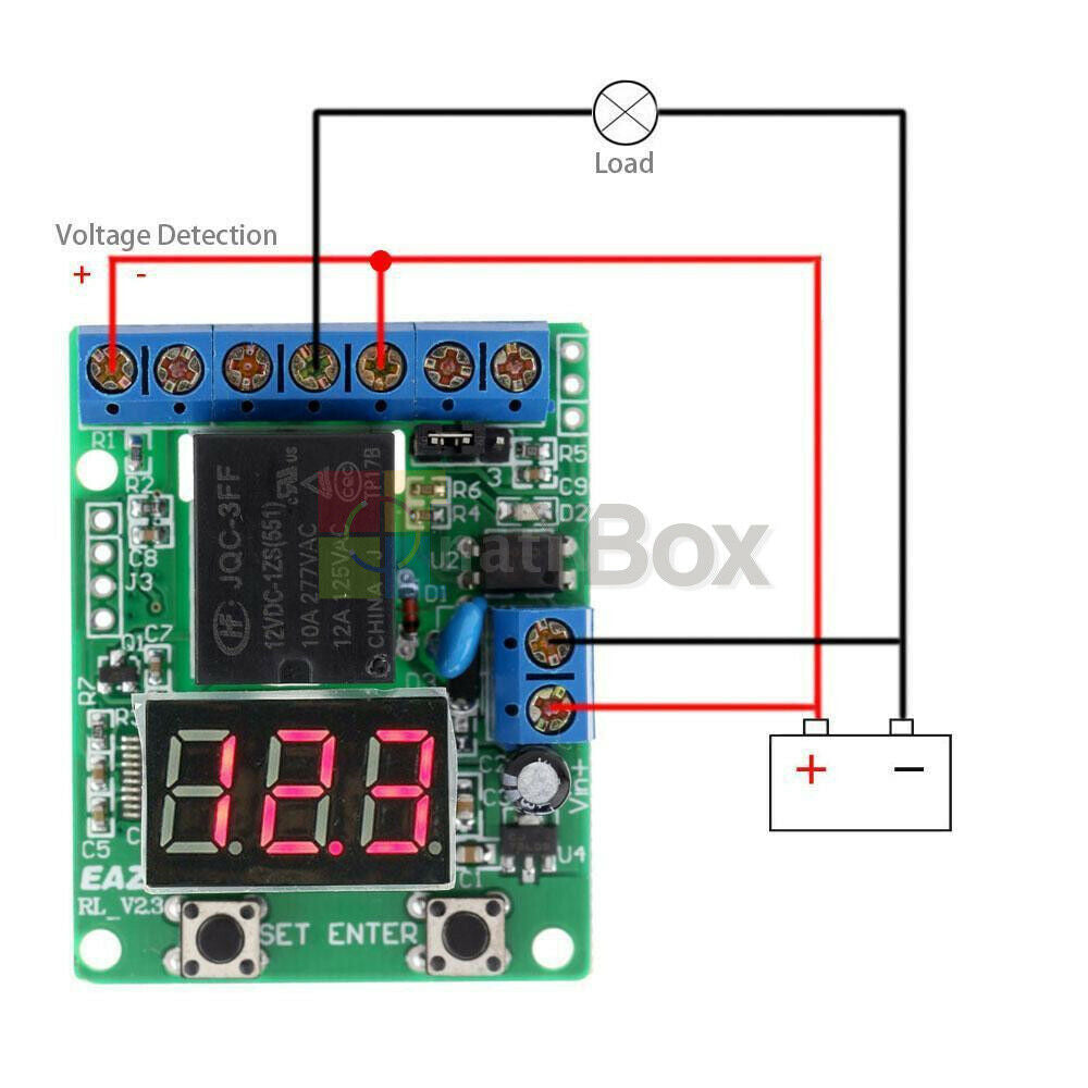 12V Voltage Control /Delay Switch /OverVoltage /Under Voltage Protection Module