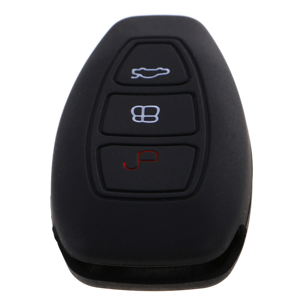 2pcs Black Blue Keyless Entry Key Fob Case Housing for Ford Fiesta Mondeo