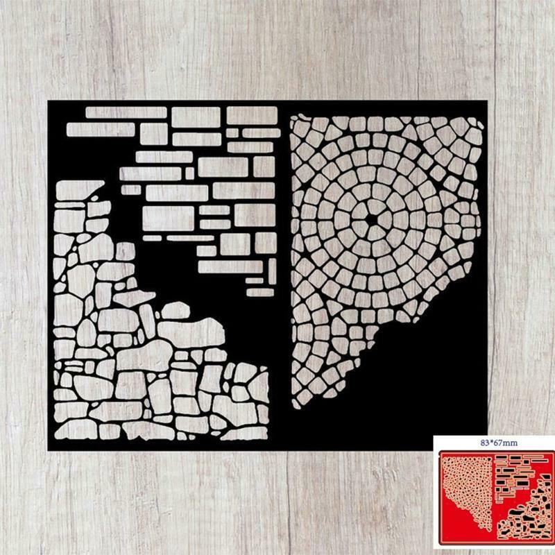 Geometric Metal Cutting Dies Stencil DIY Scrapbooking Album Paper Card Template