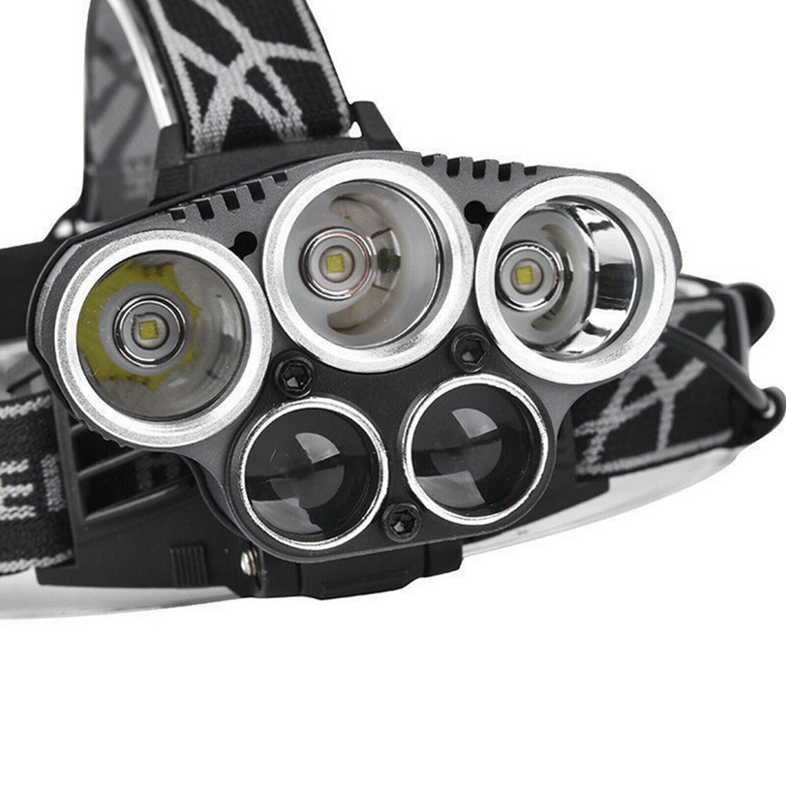 LED 6 Modes Headlamp for Camping Cycling Running Fishing Kids Outdoor 2xXPE