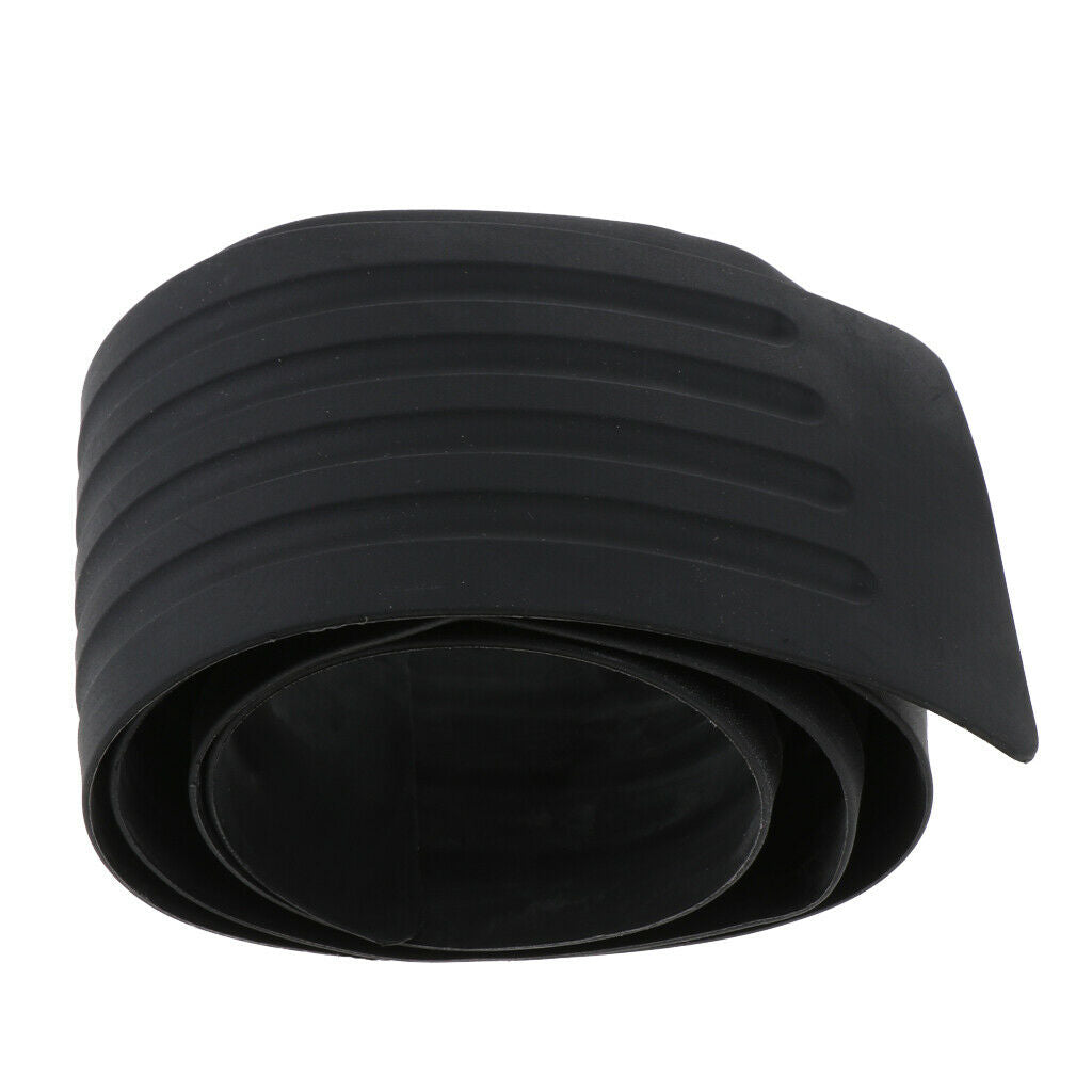 Car Auto Rear Bumper Edge Paint Scratch Protector Guard Cover Plate Black