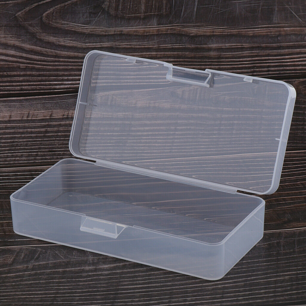 Multipurpose Tools Transparent Plastic Container 19.5 X9 X 4.5 Cm