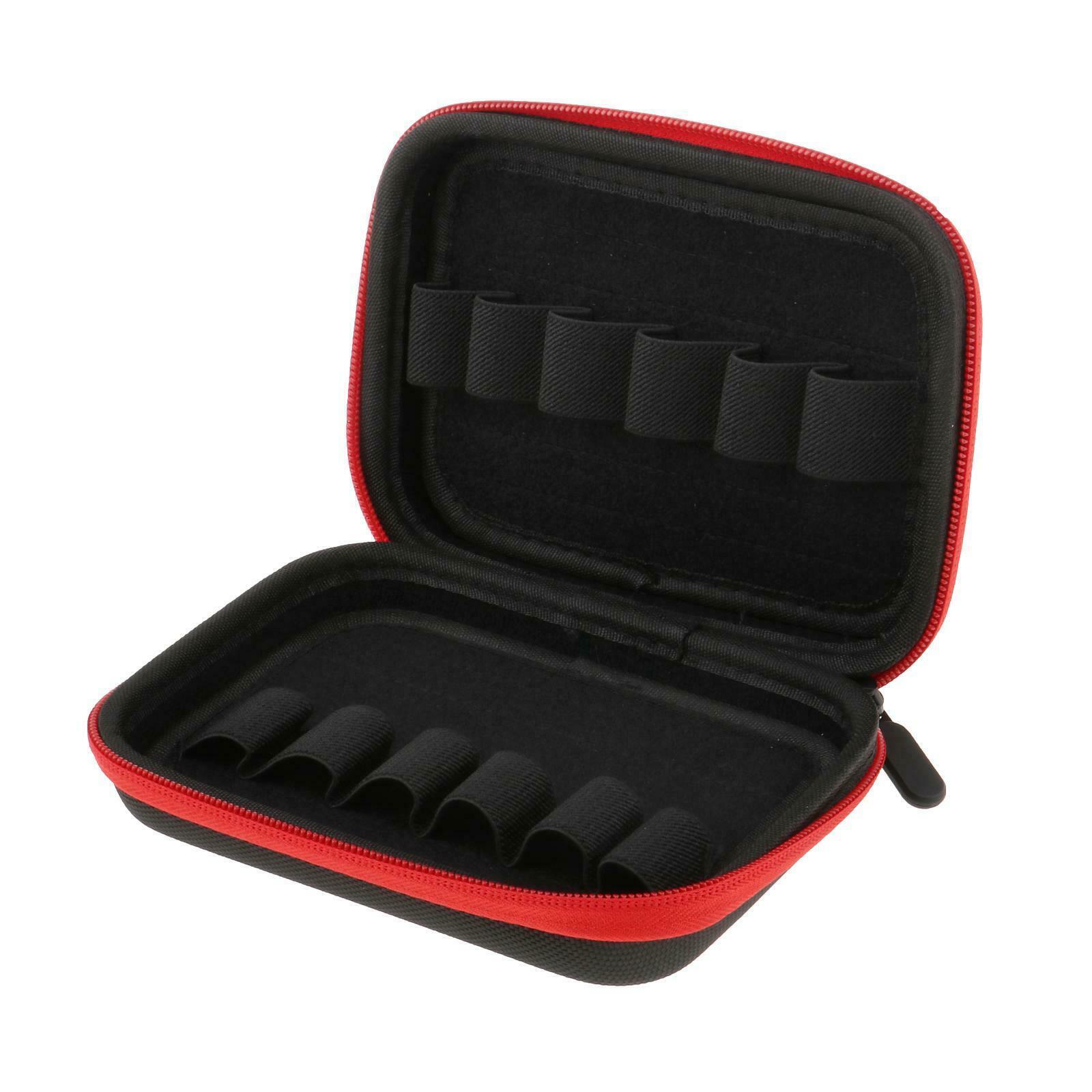 Essential Oil Bag10ml Aromatherapy Storage Holder Case for 12 Bottles Red