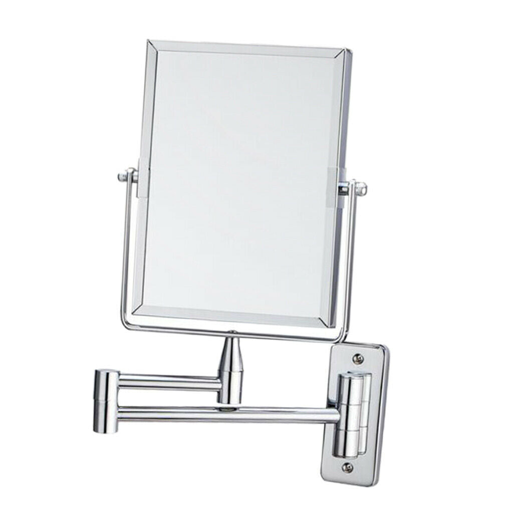 Double Sided 2X Magnified Cosmetic Makeup Mirror with 15 ''