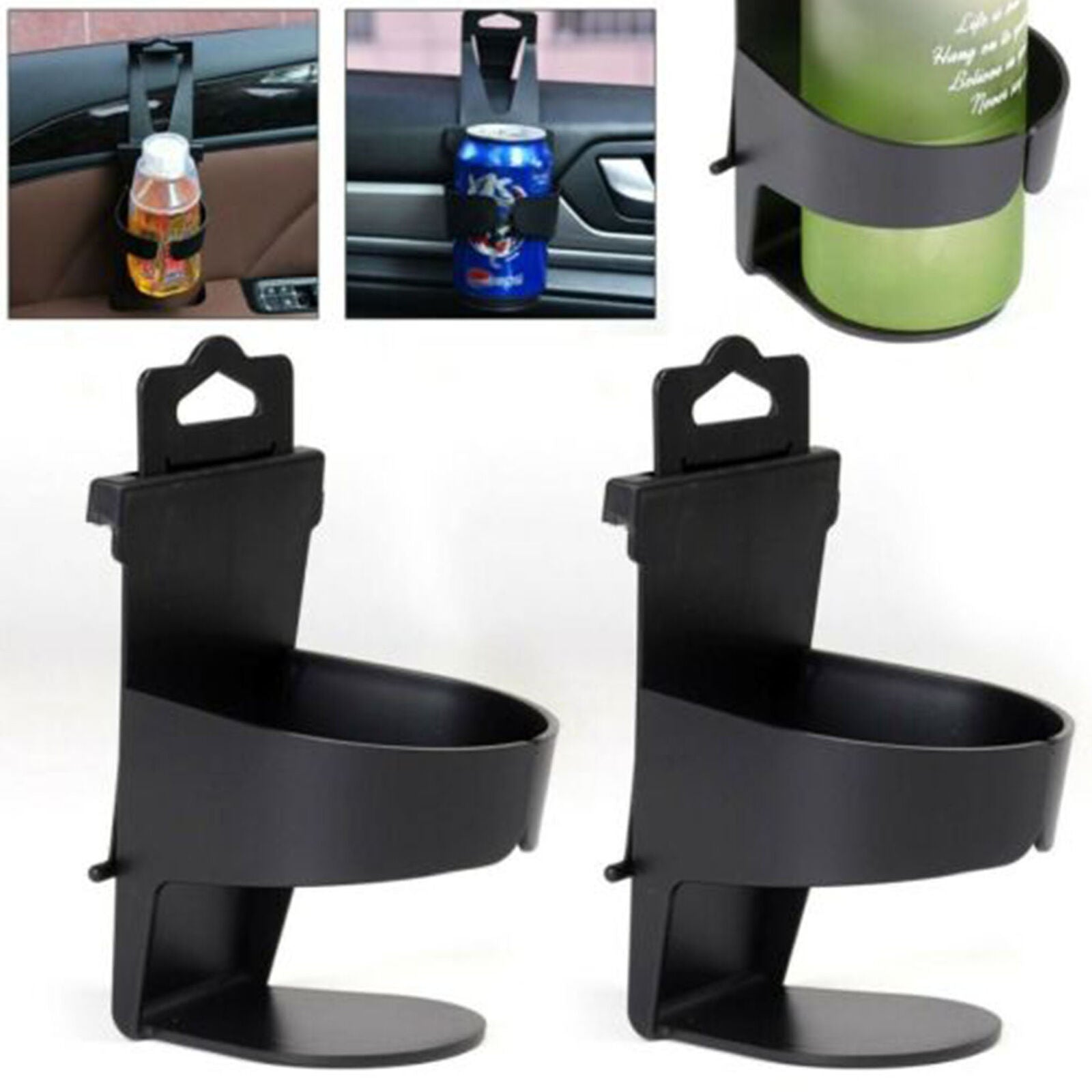 2x universal auto vehicle truck cup holder cup holder bottle holder can holder