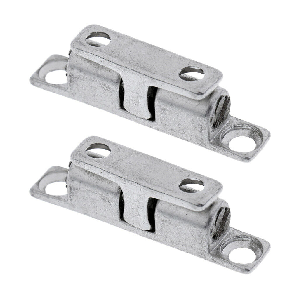 2 Pieces Boat Marine Cabinet Stainless Steel Ball Catch Door Stopper Holder