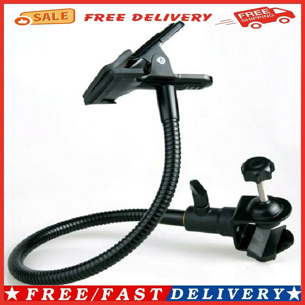 Photo Studio Light Stand Goose Neck Holder C Clamp Clip Flexible  Arm Reflec