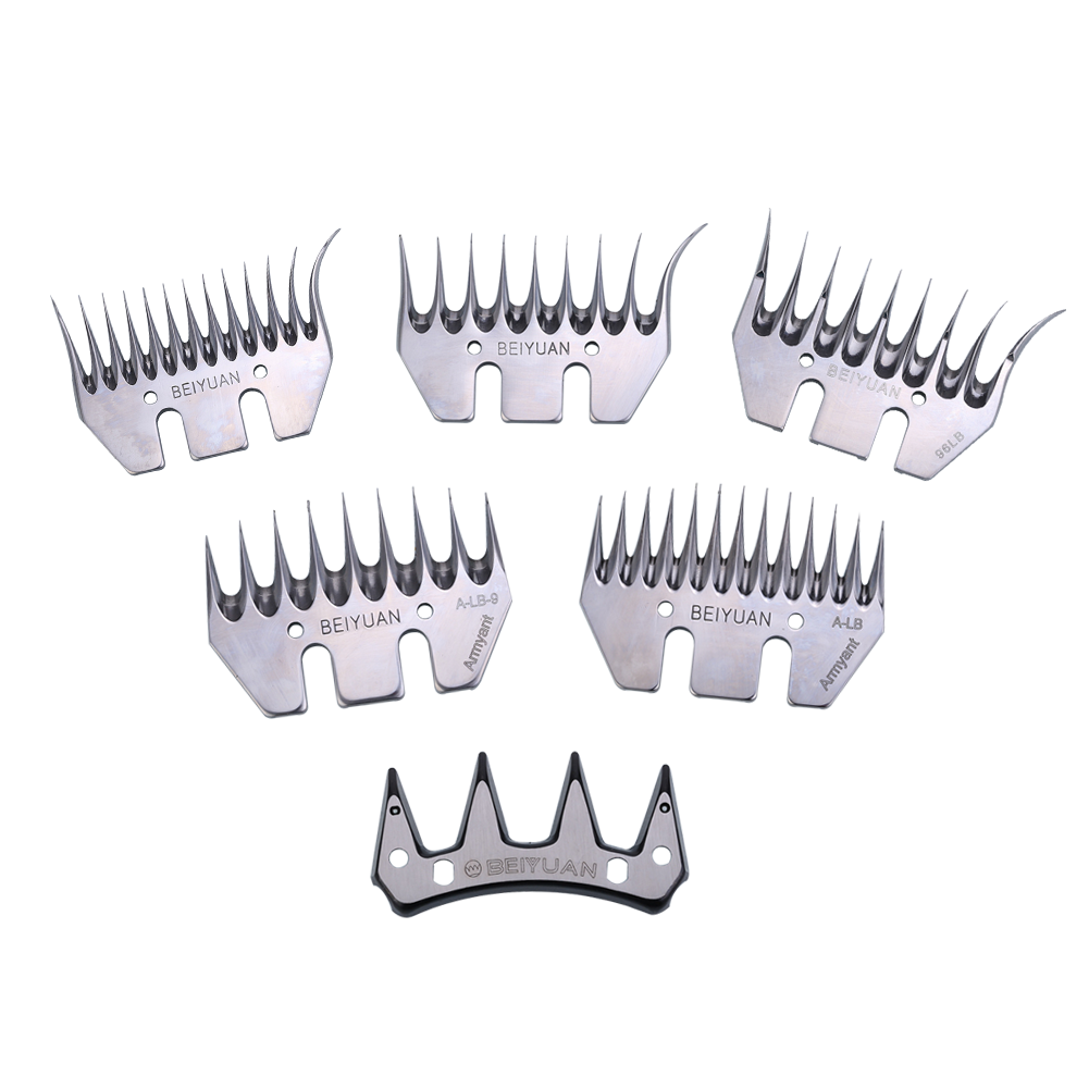 9T BEIYUAN Curly Curved Sheep Curling Cutter Blade Clipper Shearing Goat Alpaca
