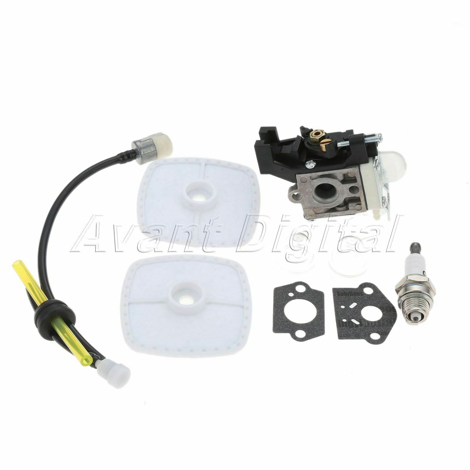 Carburetor Fit For Zama RB-K93 Echo SRM-225 GT-225 PAS-225 Air Filter Fuel Line