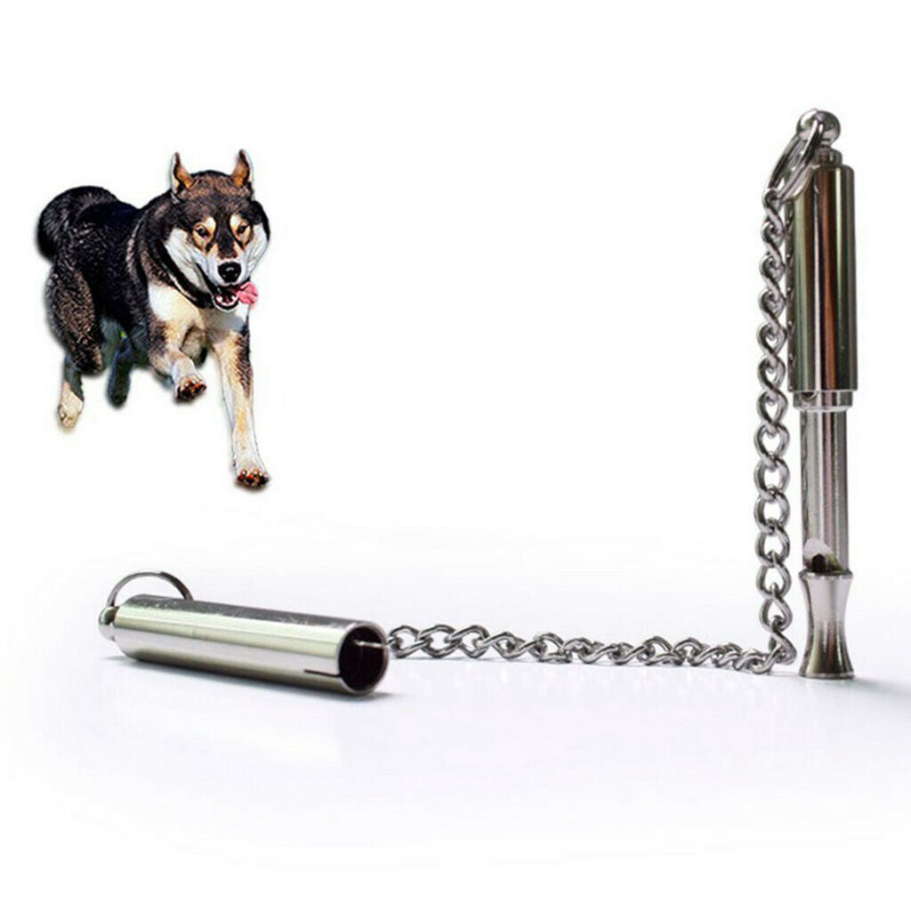 2 Dog Training Whistle Ultrasonic Stainless