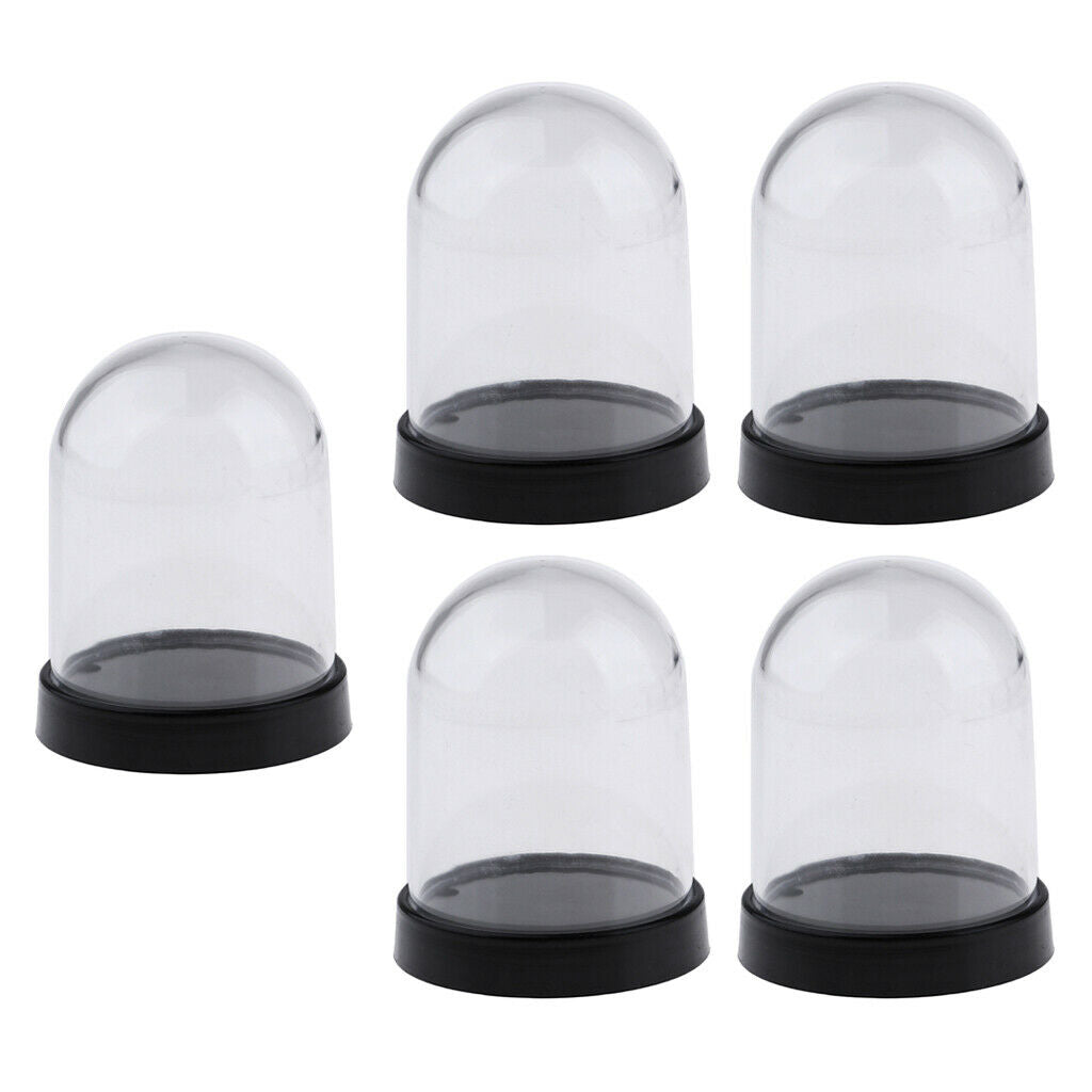 5x Acrylic Display Case Action Figures Toys Protective Storage Box 7cm