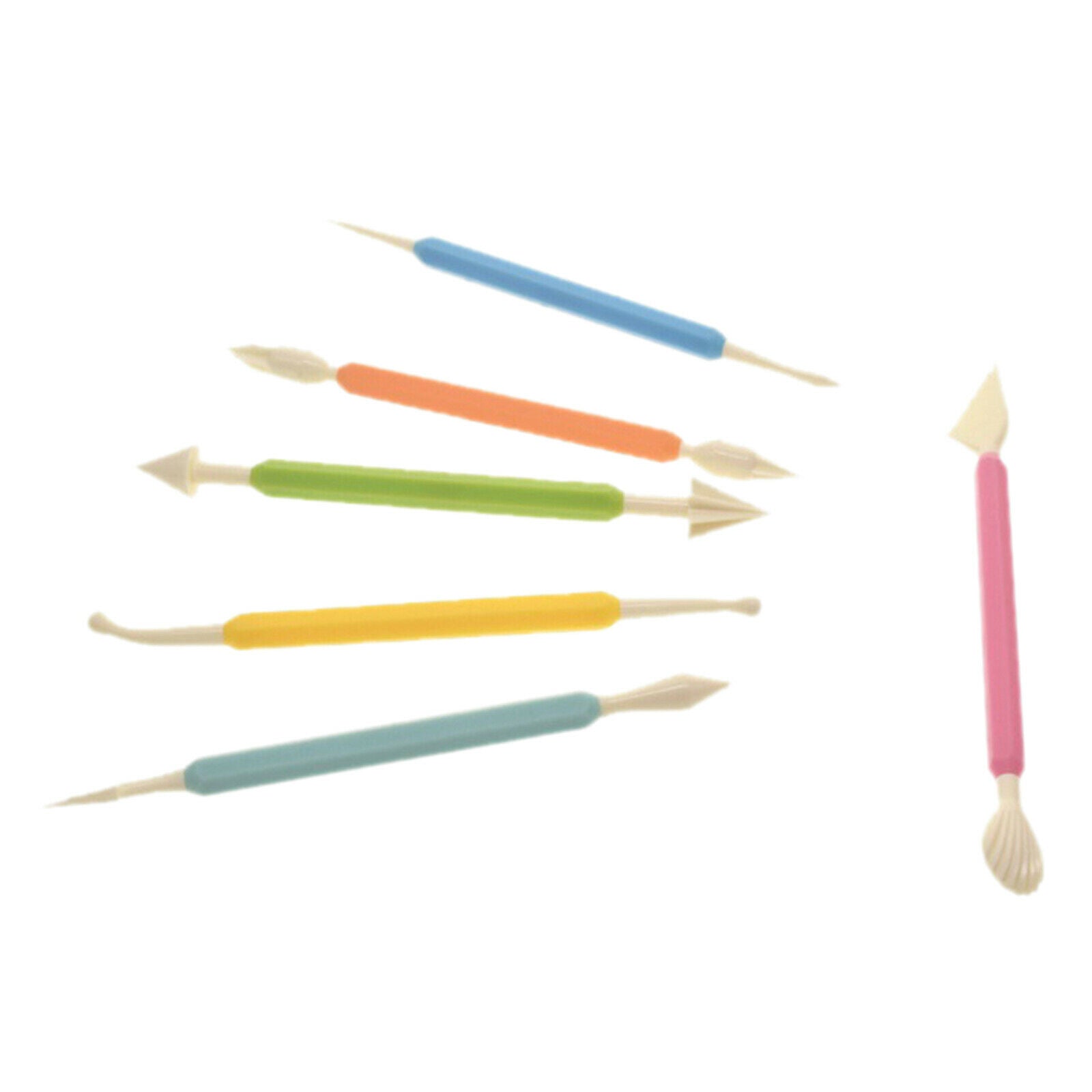 9Pack Plastic Clay Tools Ceramic Pottery Kit Shaping And Sculpting Assorteds